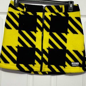Adidas Yellow and Black Women's Skirt